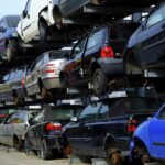 Broken cars waiting to be
