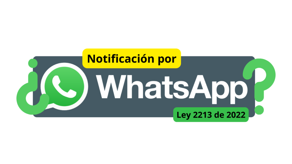 ¿SE PUEDE NOTIFICAR POR WHATSAPP EN COLOMBIA?

Hasagotlex.com

STC16733 de 2022

Ley 2213 de 2022