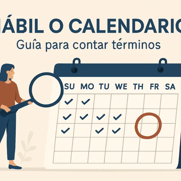 ¿Hábil o calendario? Guía para contar términos
