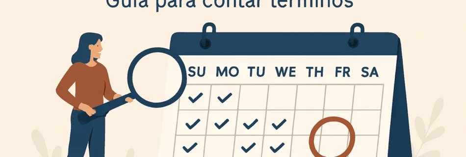 ¿Hábil o calendario? Guía para contar términos