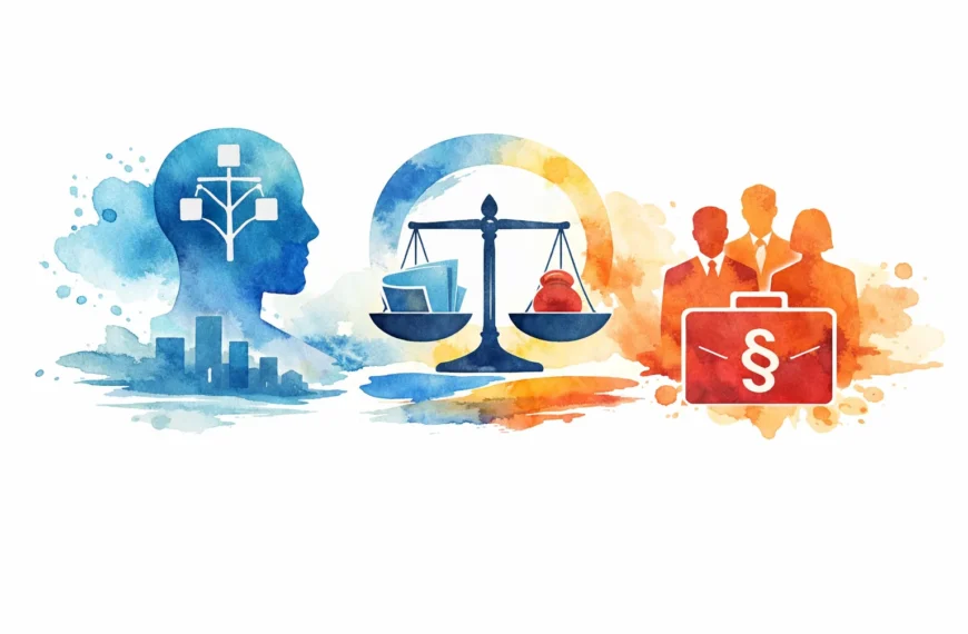 imagen en horizontal en que represente en abstracto la Teoría del órgano y responsabilidad de las personas jurídicas