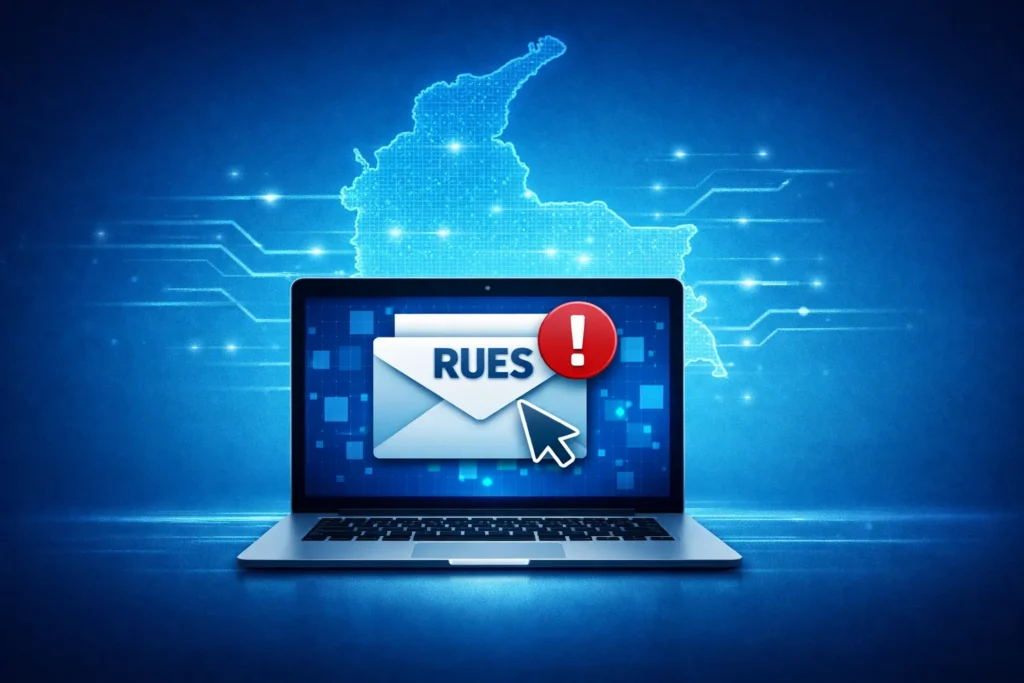Poder enviado desde correo distinto al RUES ¿rechazo